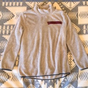Women’s Sherpa mock neck sweater